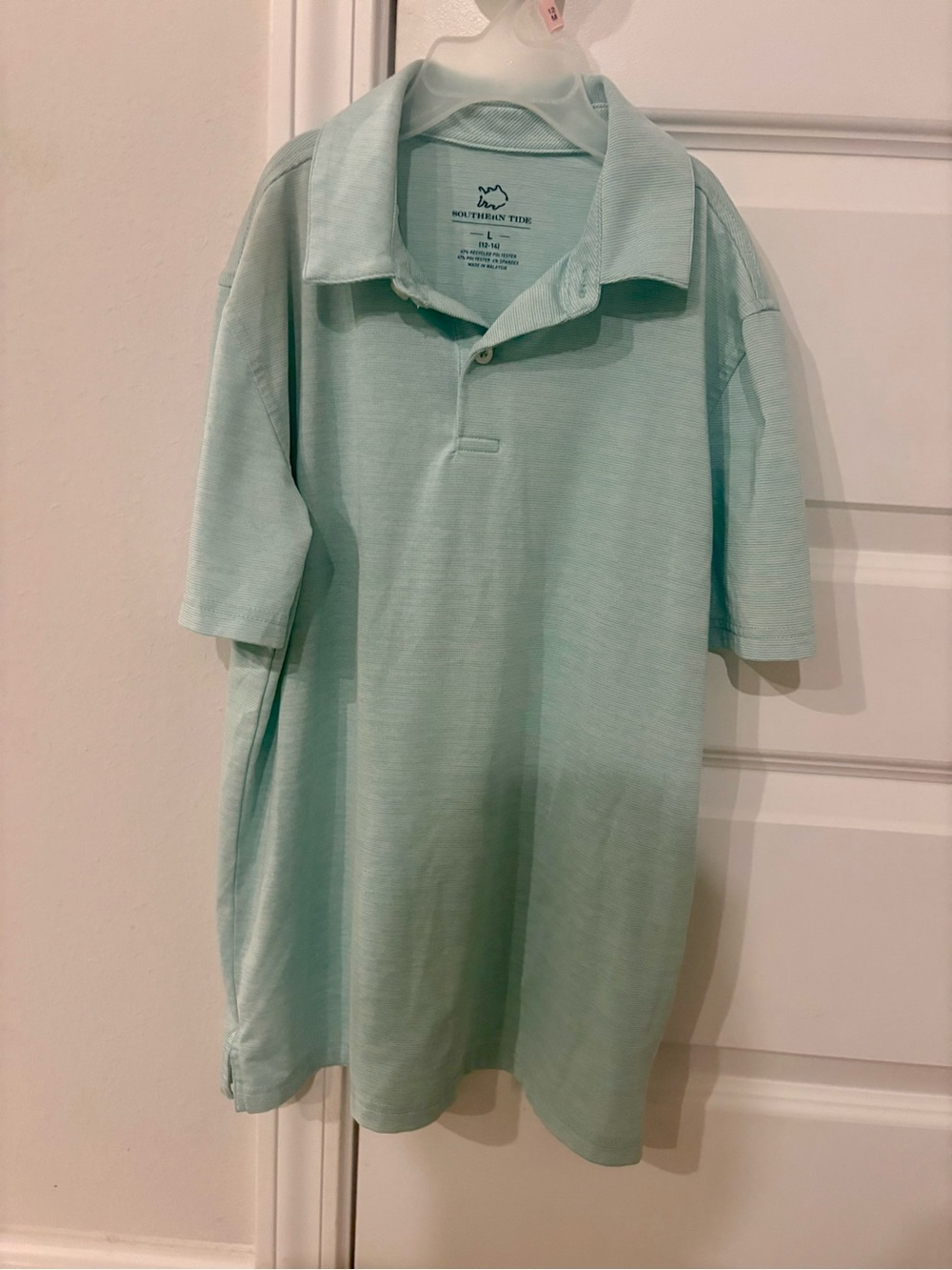 Southern Tide Boys Seafoam Polo Shirt